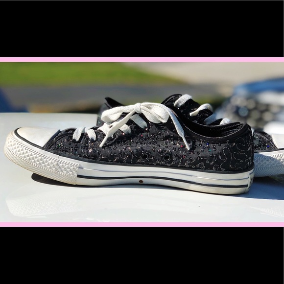 Converse All Star Black Sparkle - Picture 4 of 8